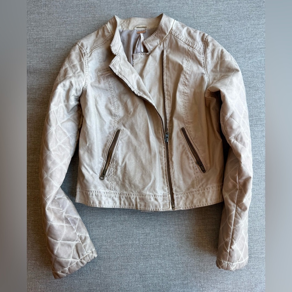Free People Vegan Leather Jacket